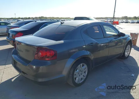 2014 Dodge Avenger Se z USA, uszkodzony, nr VIN 1C3CDZAB2EN202410